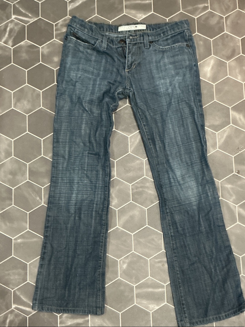 Joe's Jeans Men's Bootcut Jeans in Dark Blue Wash